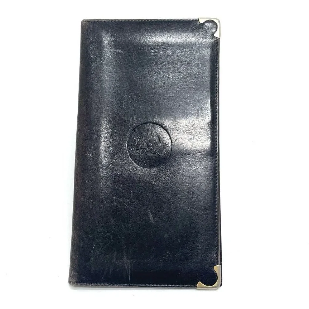CELINE Carriage logo vintage Bill Compartment Long Wallet